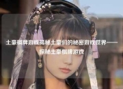 土豪棋牌游戏揭秘土豪们的秘密游戏世界——探秘土豪棋牌游戏